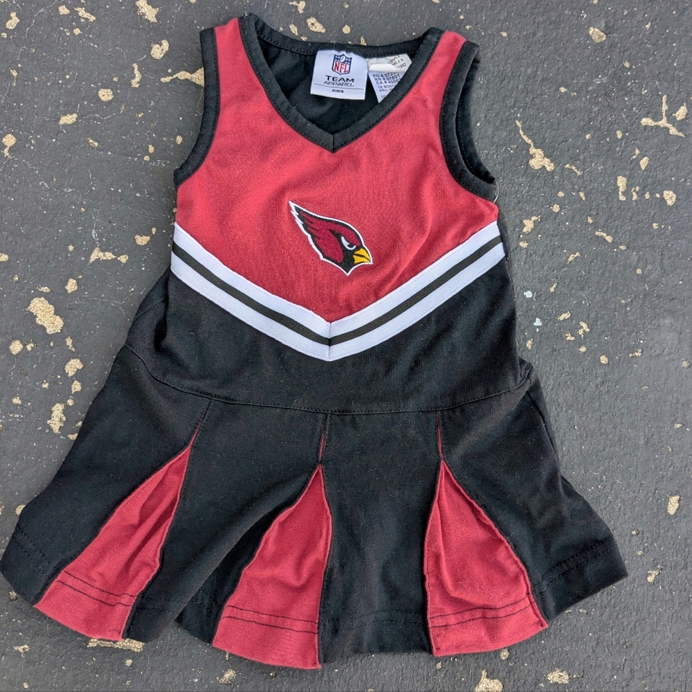 Arizona Cardinals NFL Baby Cheerleader Outfit Size 18 Months